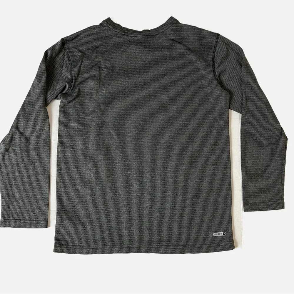 OLD NAVY ACTIVE Boy’s Go Dry Gray Long Sleeve Top - XL